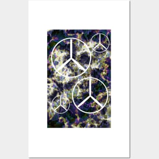 Tie Dye Marble (Indigo) Posters and Art